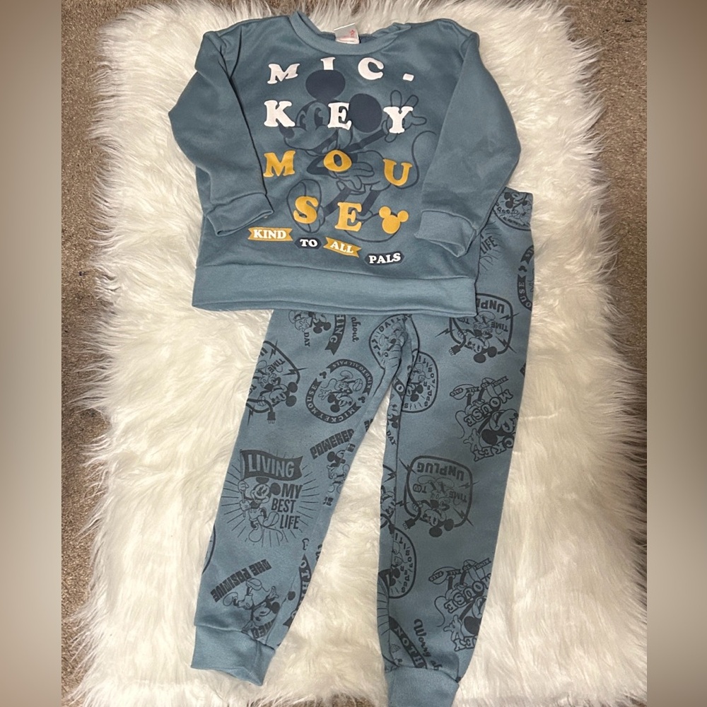 Disney Blue Mickey Mouse Kids Matching Set size 5